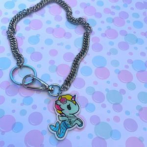 Tokidoki mermaid choker necklace kawaii fairy festival decora street style